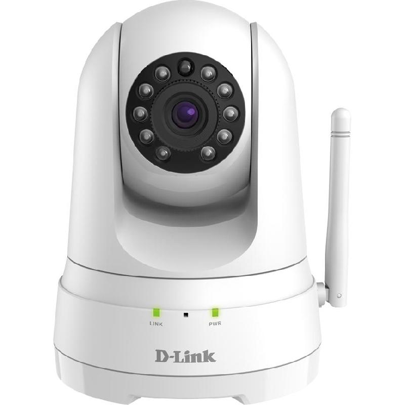 D-Link mydlink Full HD Pan & Tilt Camera, Wi-Fi, Works with Amazon Alexa/Google Assistant, White