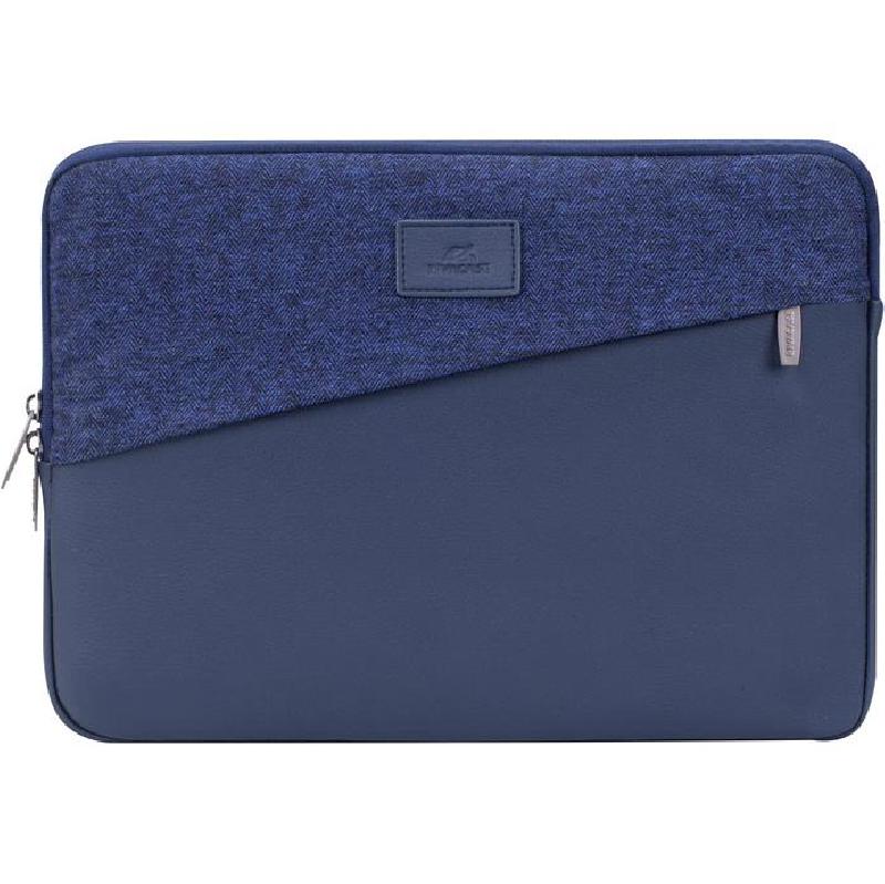 Rivacase MacBook Sleeve, for 13.3" Screen Size, Blue