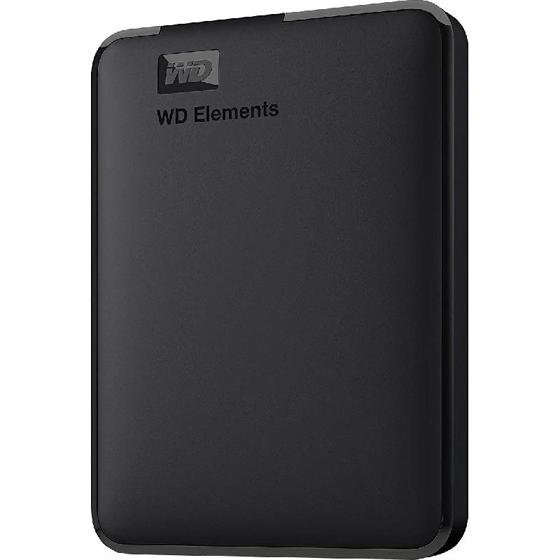 WD Elements Portable Hard Disk Drive, 4 TB, Black