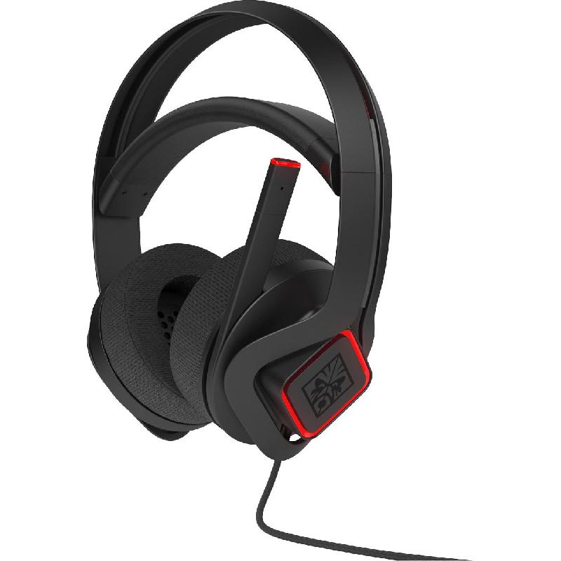 HP OMEN Mindframe Advanced Gaming Headset, Wired, USB, Rotating Microphone, Black