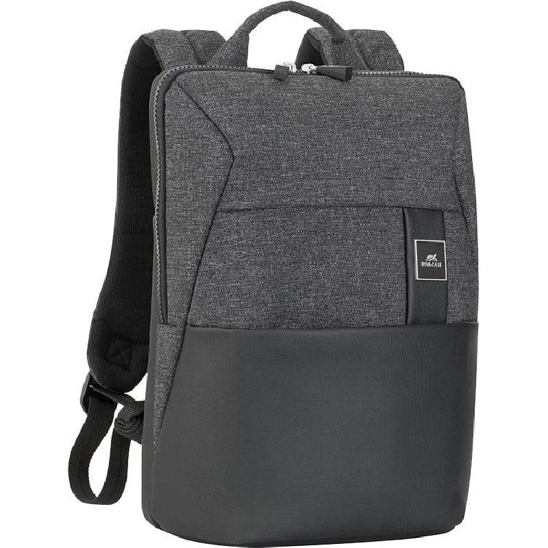 Rivacase Melange Laptop Backpack, for 13.3"/13.5", Black
