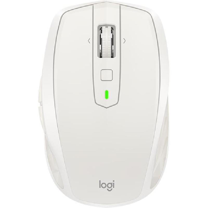 Logitech MX Anywhere 2S Mouse, Bluetooth, Laser Technology, Darkfield 200-4000 dpi, Light Grey