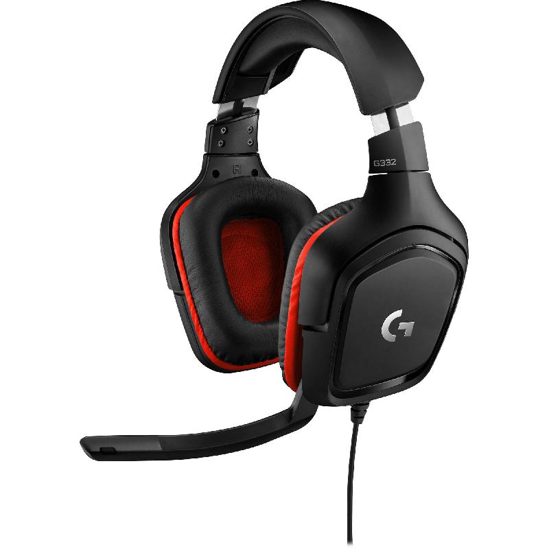 Logitech G332 Prodigy Gaming Headset, Wired, 3.5 mm Connector, Cardioid - Unidirectional Microphone, Black