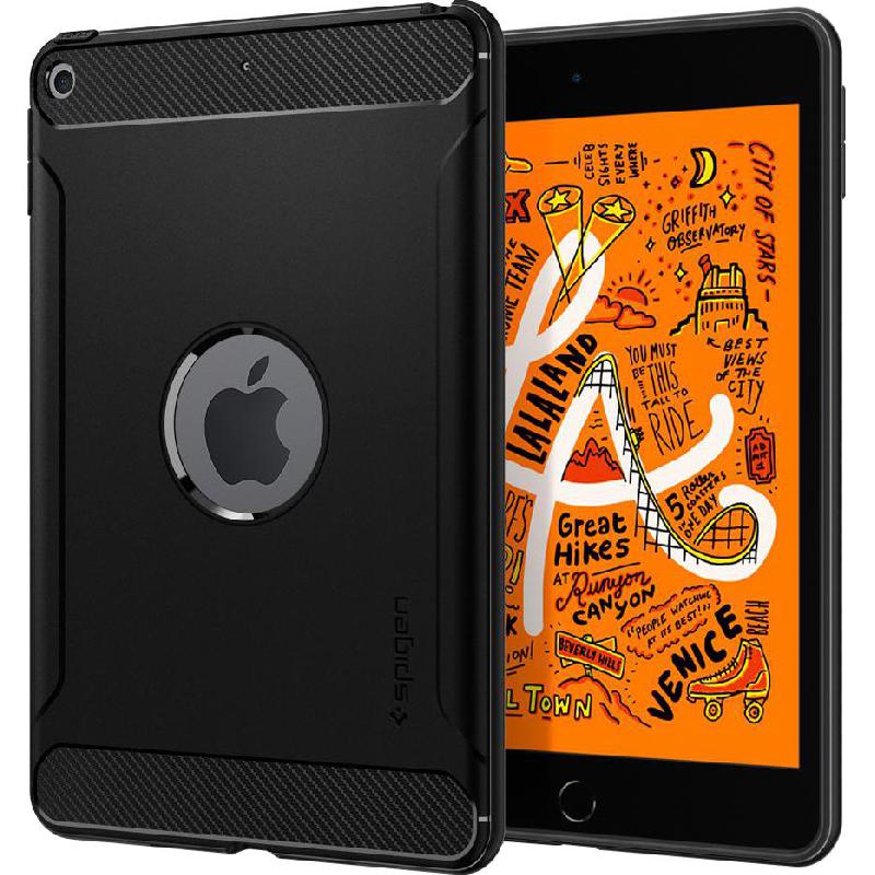 Spigen Rugged Armor Back Cover Tablet Case, for iPad Mini 5, Black