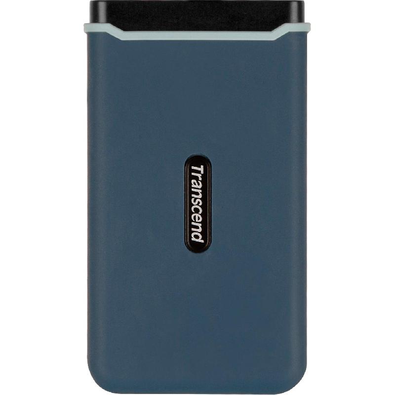 Transcend ESD350C Portable SSD - Solid State Drive, 240 GB, Navy Blue