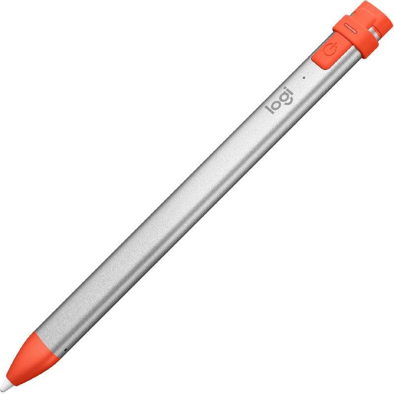 Logitech Crayon (Digital Pencil) iPad Stylus, for iPad - 2018/iPad Pro 12.9 - 2017/iPad Pro 10.5 - 2017/iPad Pro 9.7, Silver