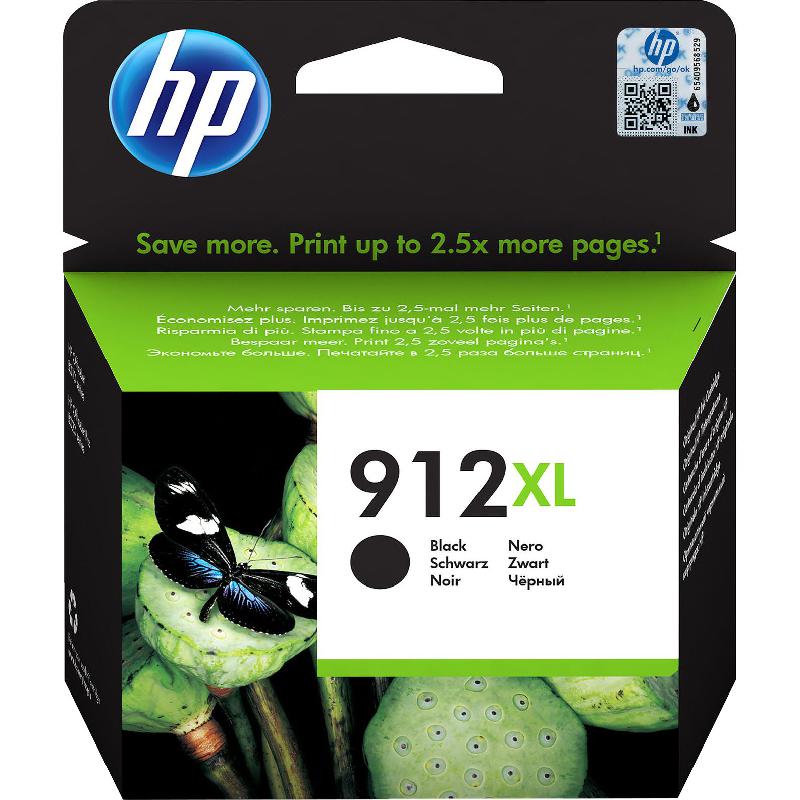 HP 912XL Inkjet Cartridge, Black