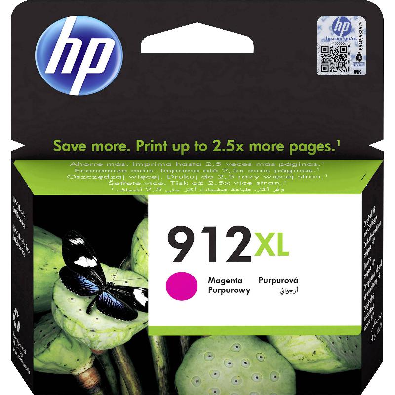 HP 912XL Inkjet Cartridge, Magenta