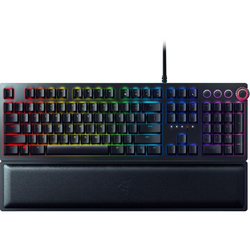 Razer Huntsman Elite (US) Gaming Keyboard, Wired, for Laptop/Desktop Computer/Gaming Desktop Computer/CPU Windows OS, Black