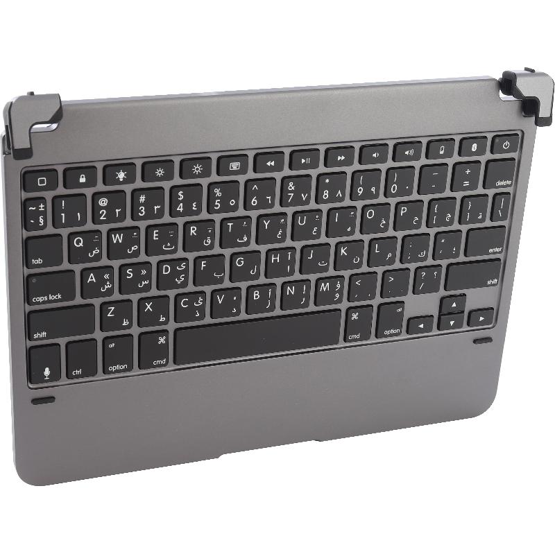 Brydge Pro Smart Tablet Keyboard, Bluetooth, for iPad Pro 11 - 2018, Space Grey