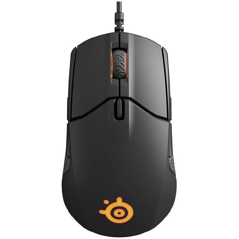 SteelSeries Sensei Ten Gaming Mouse, Optical TrueMove Pro 50-18000 cpi, Wired, Matte Black