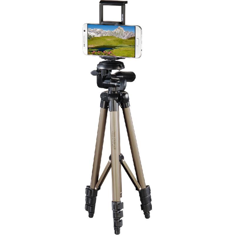 Hama 106 3D (2-in-1) Tripod, 106.00 cm ( 3.48 ft ), Black