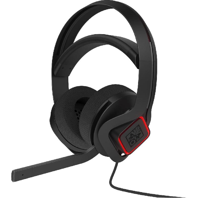 HP OMEN Mindframe Prime Gaming Headset, Wired, USB, Rotating Microphone, Black