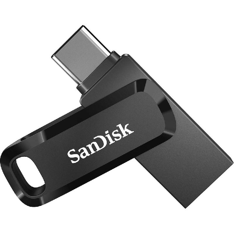SanDisk Ultra OTG Drive (USB-C/USB), 64 GB, Black