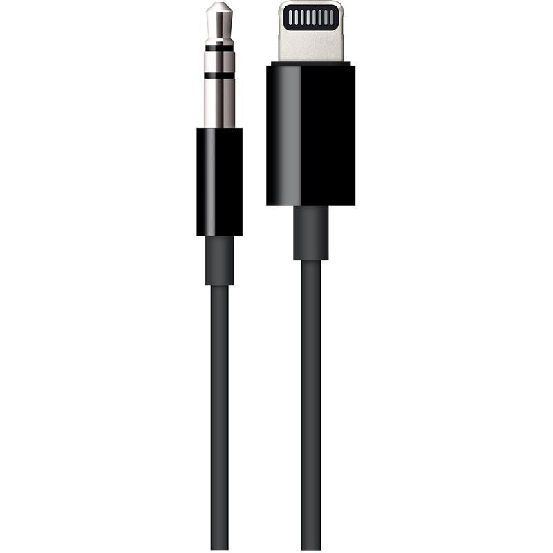 Apple Cable Lightning Lightning to 3.5 mm Audio Cable Standard Cable, Black