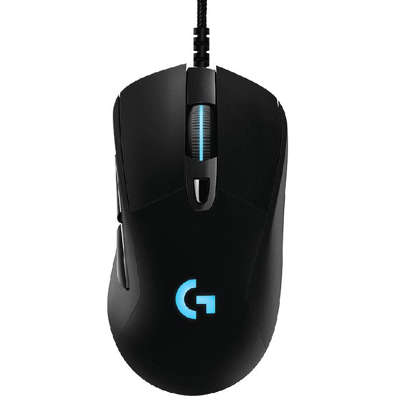 Logitech G403 Hero Gaming Mouse, Optical HERO 100-16000 dpi, Wired, Black