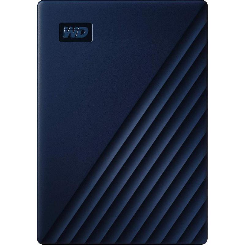 WD My Passport (Mac) Portable Hard Disk Drive, 5 TB, Blue