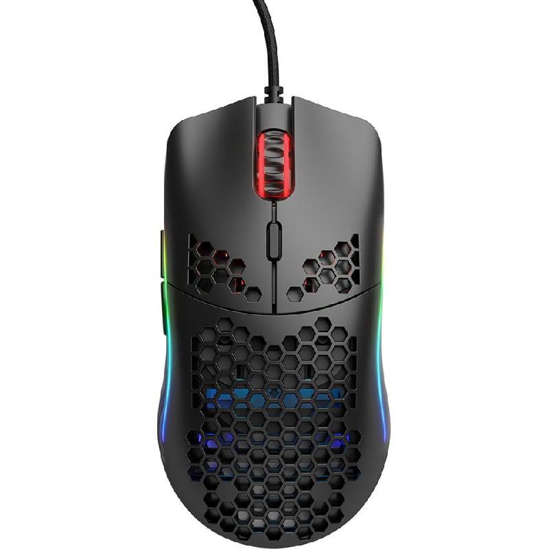 Glorious Model O- Gaming Mouse, Wired, Optical, PixArt PMW 3360 12000 dpi, Matte Black