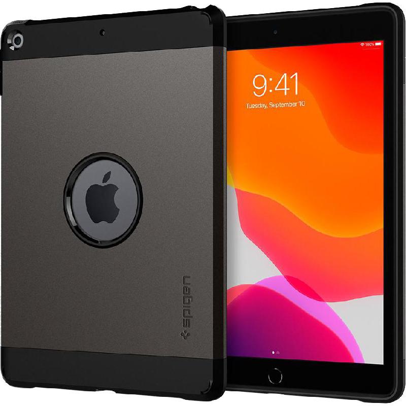 Spigen Tough Armor Back Cover Tablet Case, for iPad 10.2 - 2019, Gunmetal Grey