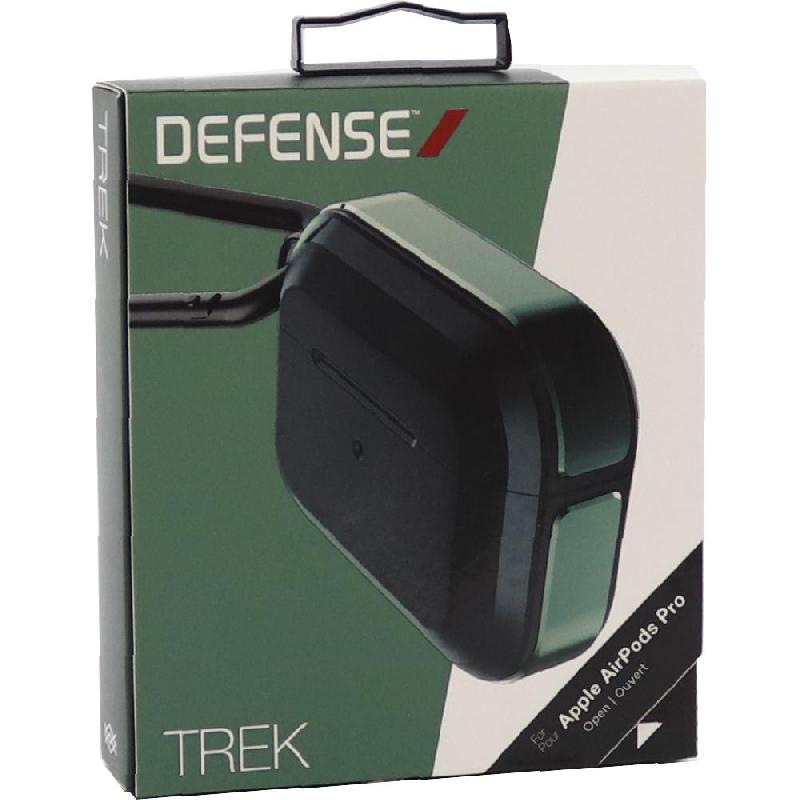 Raptic Defense Trek Earbuds Case, for Apple AirPods Pro, Midnight Green