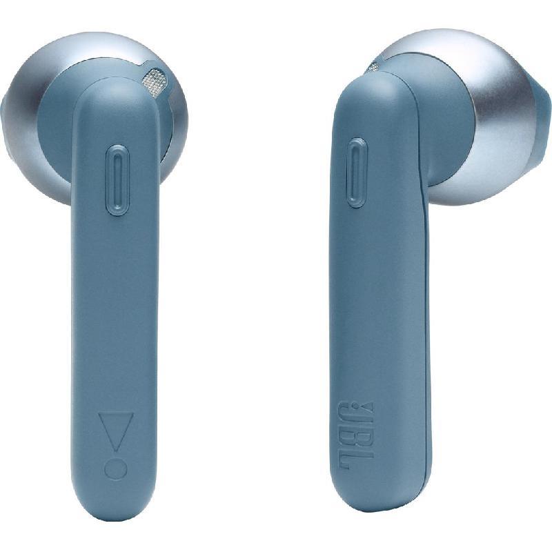 JBL Tune T220TWS Earbuds, Bluetooth, USB (Charging), Built-in Microphone, Blue