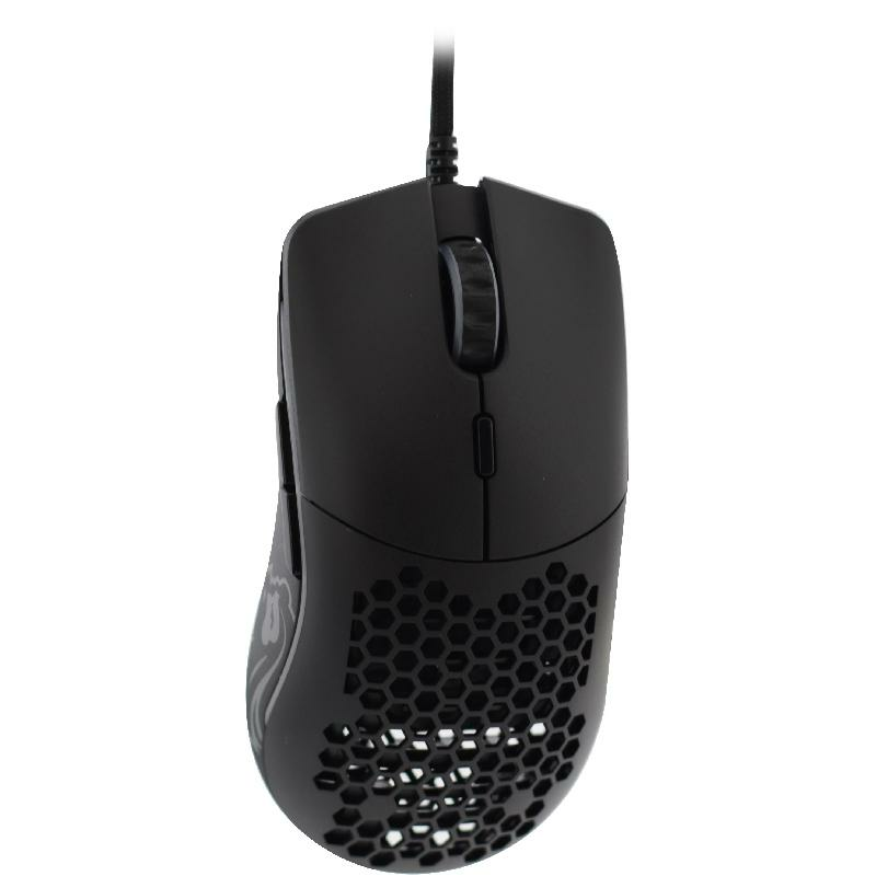 Glorious Model O Gaming Mouse, Wired, Optical, PixArt PMW 3360 12000 dpi, Matte Black
