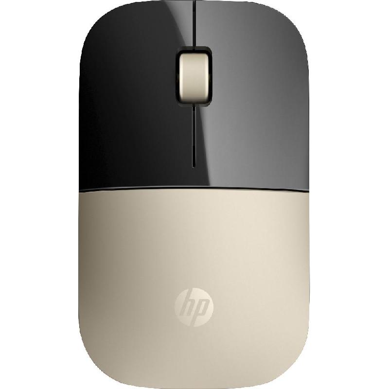 HP Z3700 Mouse, Optical 1200 dpi, Wireless, Gold