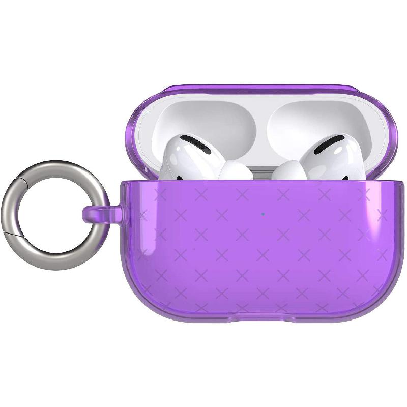 Tech21 EvoCheck Earbuds Case, for Apple AirPods Pro, Pansy — 2