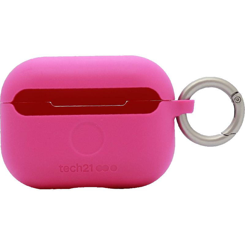 Tech21 Studio Colour Earbuds Case, for Apple AirPods Pro, Explosive Pink