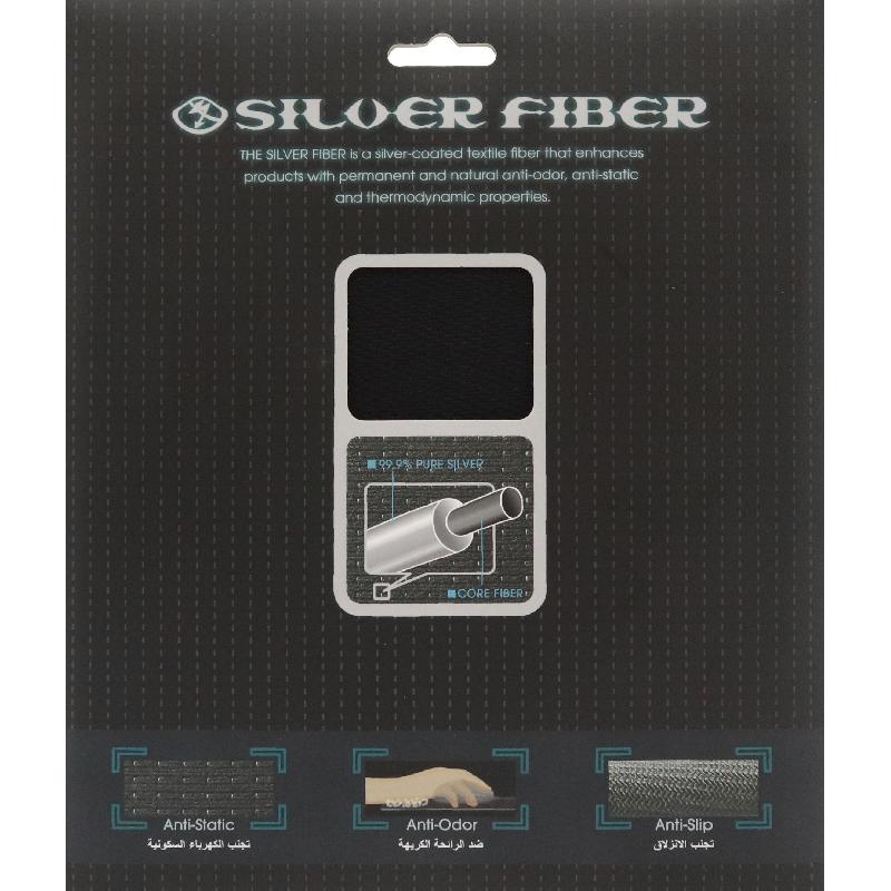 E-Century Silver Fiber Mouse Pad, Silver
