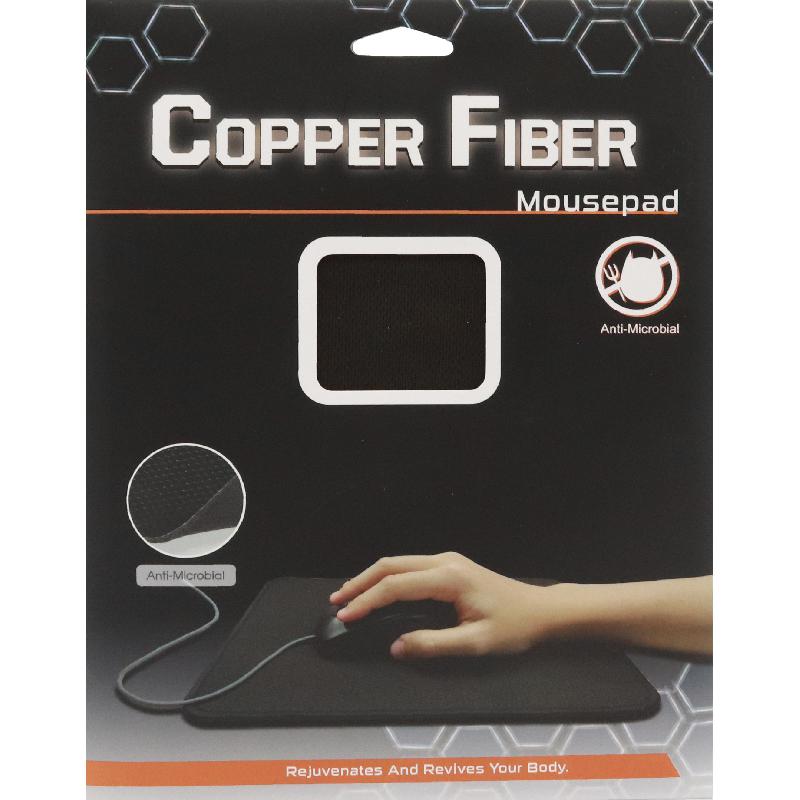 E-Century Copper Fiber Mouse Pad, Black