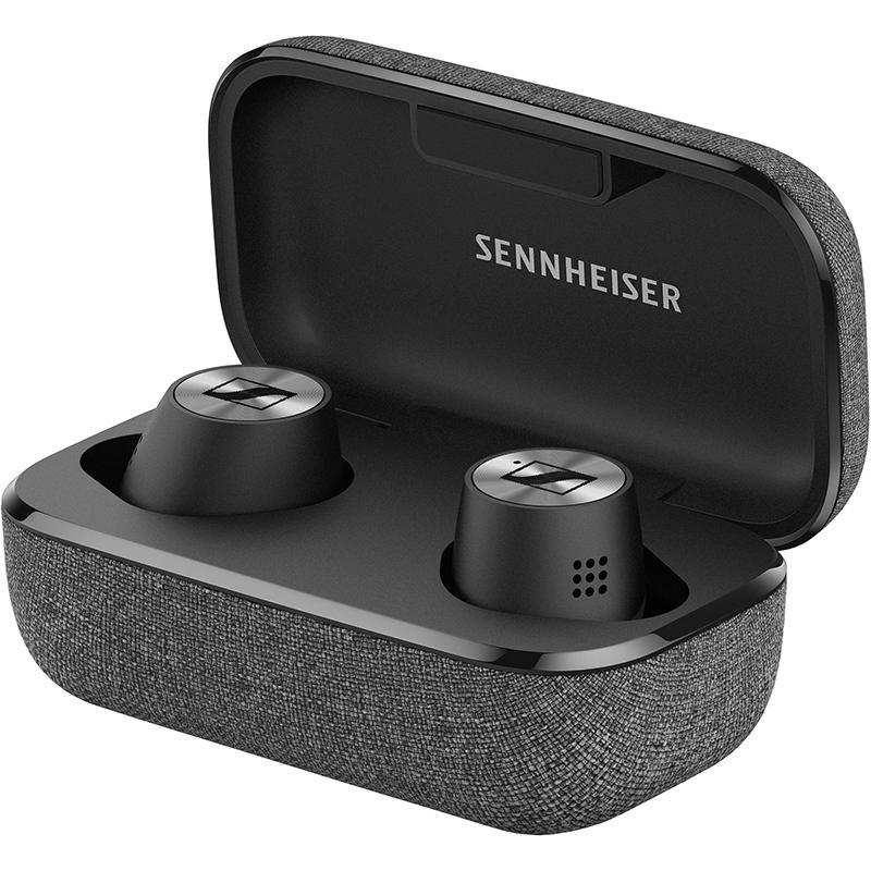Sennheiser MOMENTUM 2 True Wireless Earbuds, Active Noise Cancelling, Bluetooth, Built-in Microphone, Black