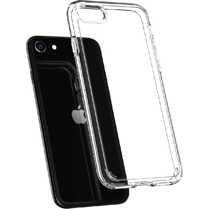 Spigen Crystal Hybrid Back Cover Mobile Case, for iPhone SE 3rd Gen/iPhone SE 2nd Gen/iPhone 8/iPhone 7, Crystal Clear — 2