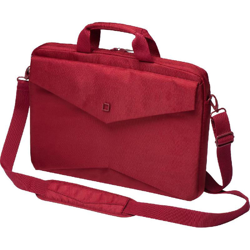 Dicota Code Slimcase Laptop Messenger Bag, for 15" (Device), Red
