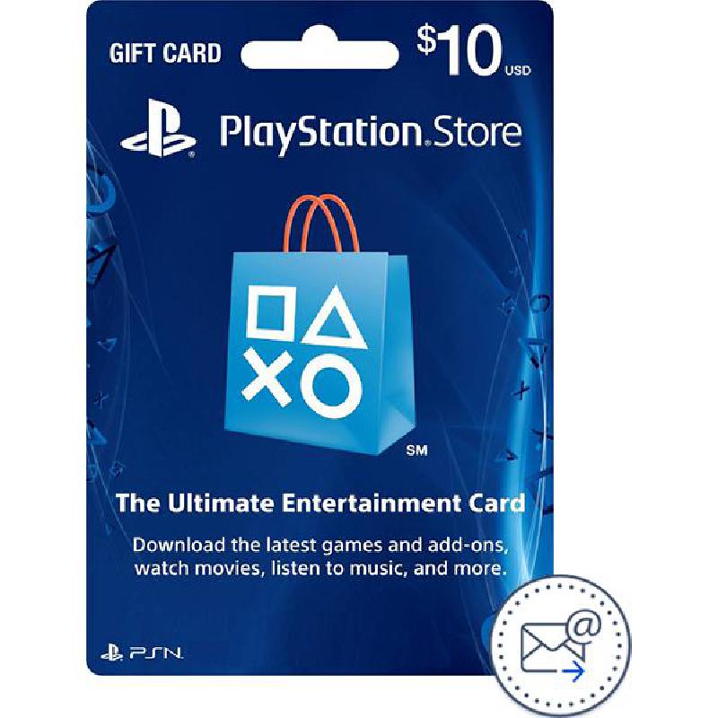 Sony Gift Card 10$ PlayStation Store Payment and Recharge Card (Delivery by eMail), Digital Code (USA)