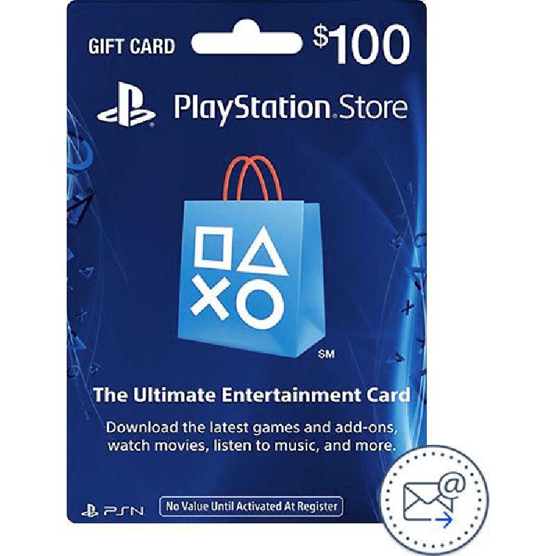 Sony Gift Card 100$ PlayStation Store Payment and Recharge Card (Delivery by eMail), Digital Code (USA)