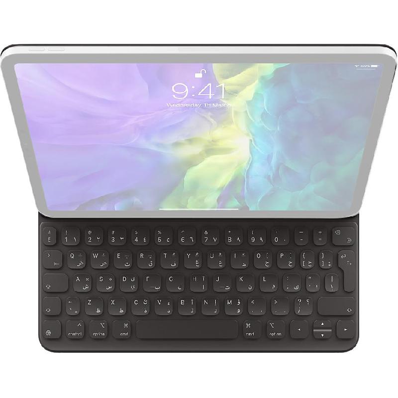 Apple Smart Tablet Keyboard Case, Wireless - Apple Smart Connector, for iPad Air 10.9 4th Gen/iPad Pro 11 - 2020, Black