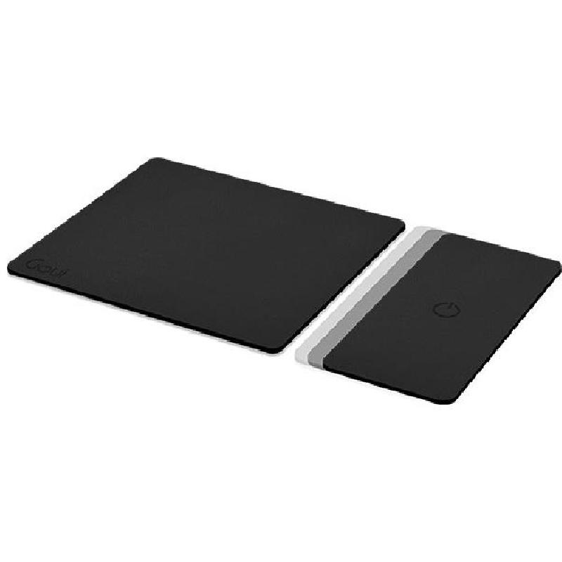Goui 2-in-1 Wireless Charging Pad + Mouse Pad, Qi/PMA, 15 Watts, Black — 2