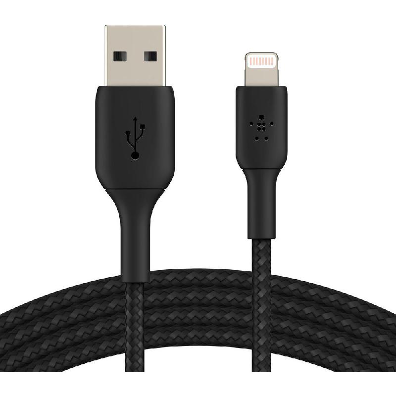 Belkin BoostCharge Lightning to USB Sync & Charge Cable, 1.00 m ( 3.28 ft ), Black
