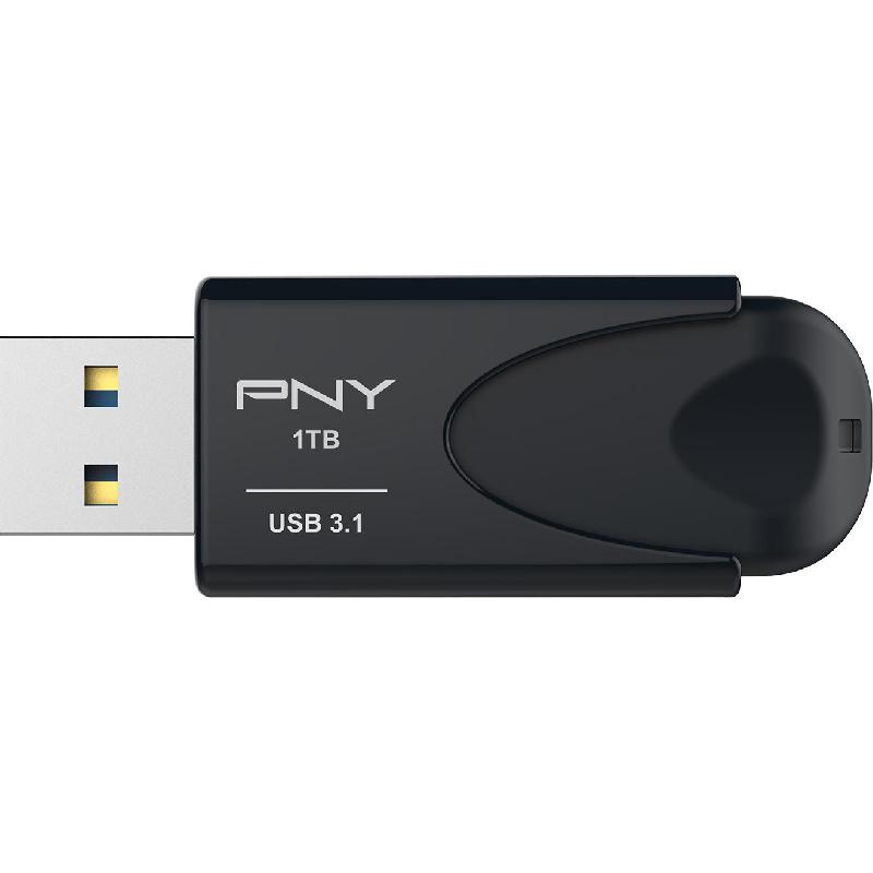 PNY TECHNOLOGIES Attache 4 USB 3.1 Flash Drive, 1 TB, Black