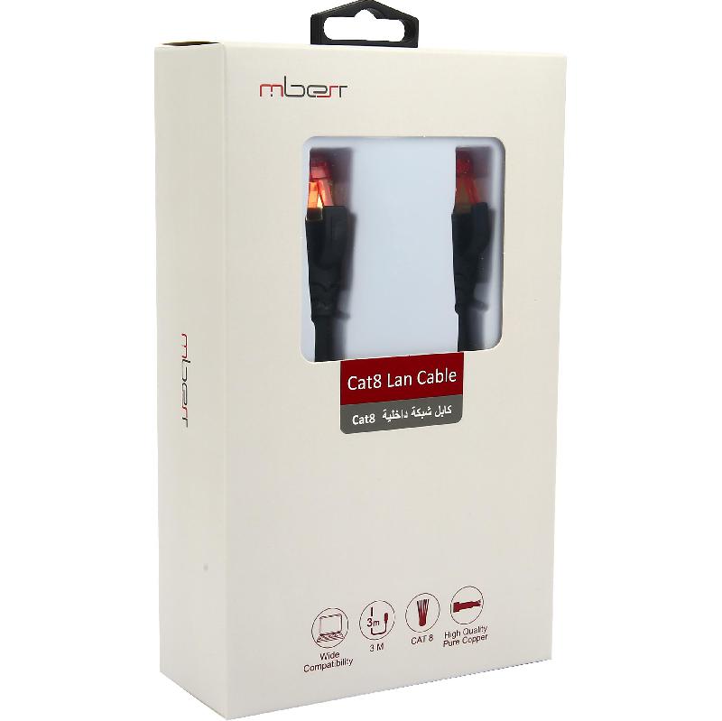 CAT.8 UTP Network Cable, RJ-45, 3.00 m ( 9.84 ft )