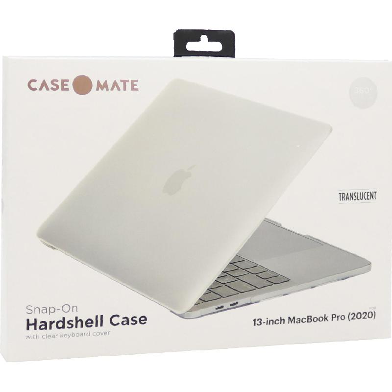 Case-Mate Top and Bottom Cover, Hardshell Case, for MacBook Pro 13 M1/MacBook Pro 13 M2, Clear