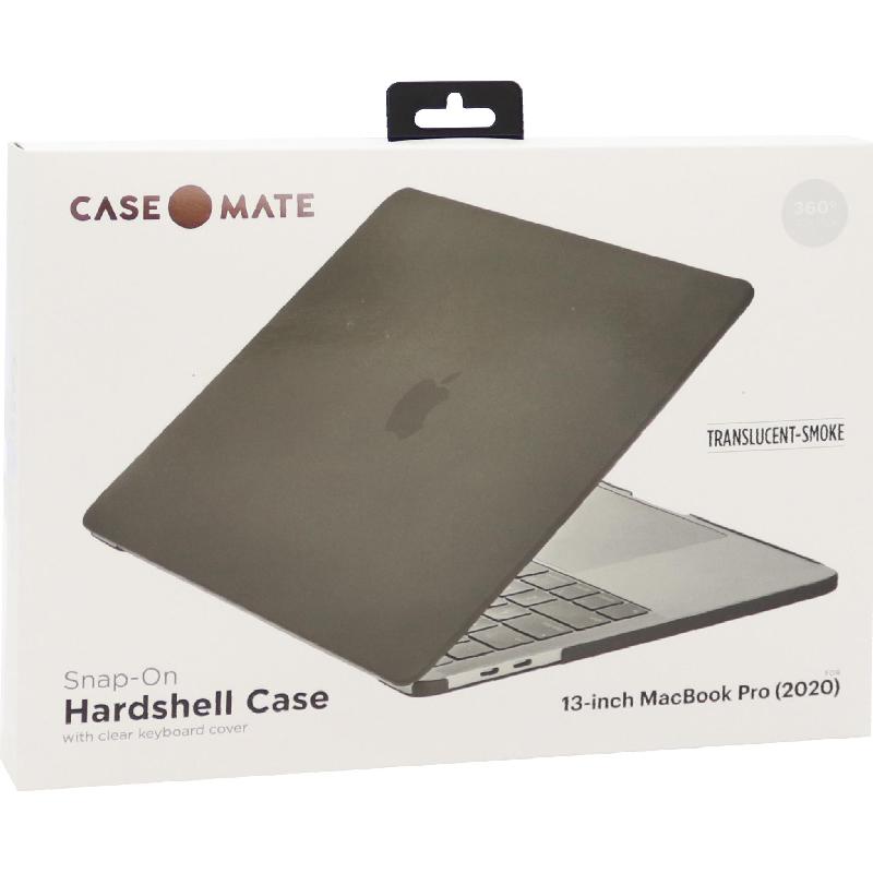 Case-Mate Top and Bottom Cover, Hardshell Case, for MacBook Pro 13 M1/MacBook Pro 13 M2, Smoke