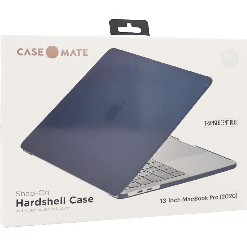 Case-Mate Top and Bottom Cover, Hardshell Case, for MacBook Pro 13 M1/MacBook Pro 13 M2, Navy Blue