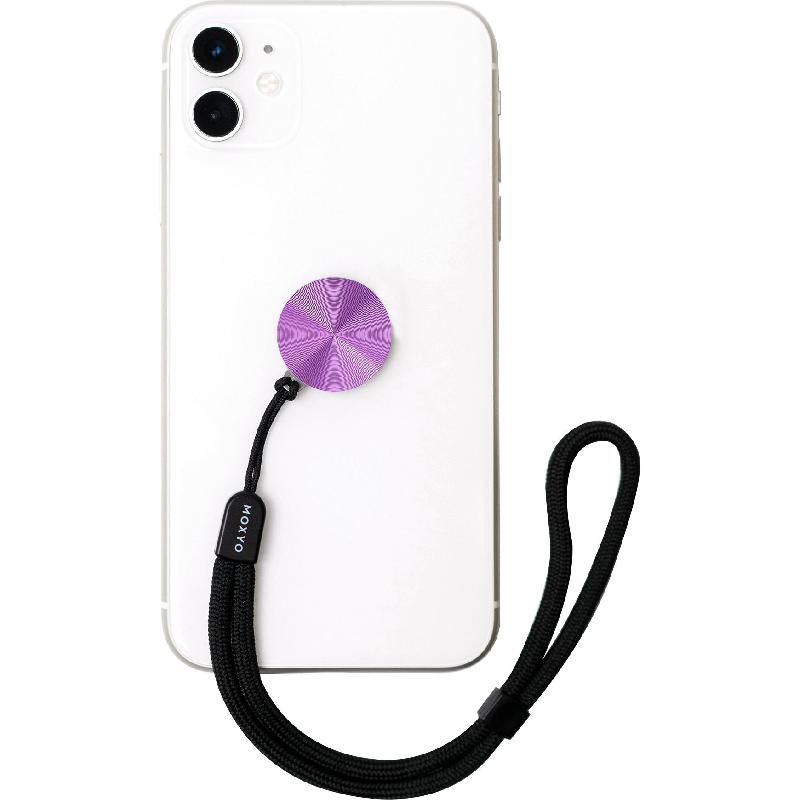 Moxyo Zigi Band Phone Wrist Lanyard Smartphone Grip, for Selected Smartphone, Anodized Purple