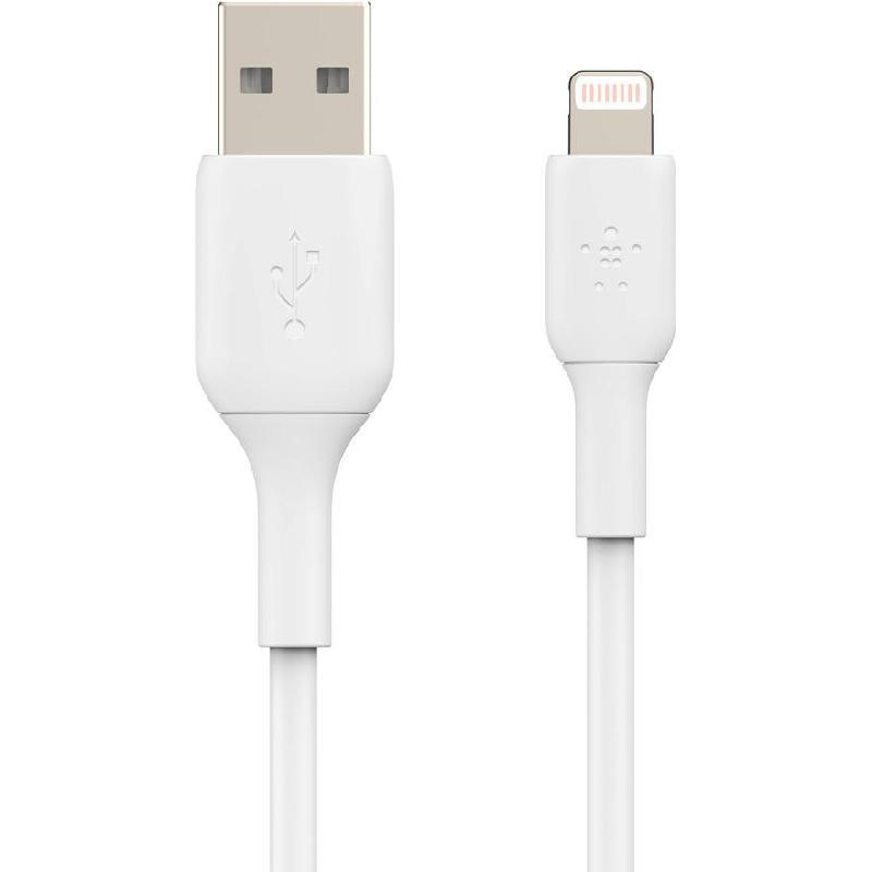 Belkin BoostCharge Lightning to USB 2.0 Sync & Charge Cable, 3.00 m ( 9.84 ft ), White