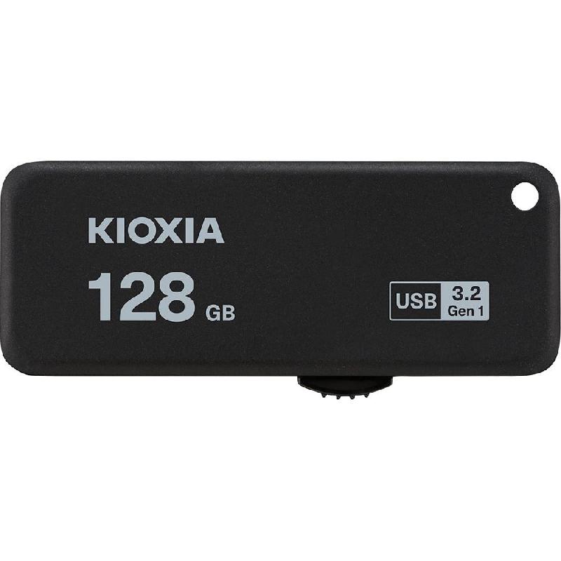 Kioxia TransMemory U365 USB 3.2 (Gen 1) Flash Drive, 128 GB, Black