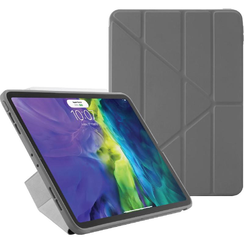 PIPETTO Origami Folio Tablet Case, for iPad Air 11 M2/iPad Air 5th Gen/iPad Air 4th Gen, Dark Grey