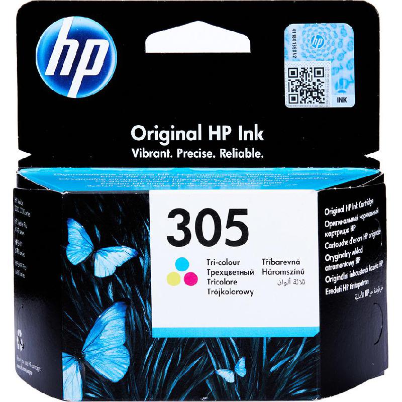 HP 305 Inkjet Cartridge, Tri-colour (Cyan;Magenta;Yellow)