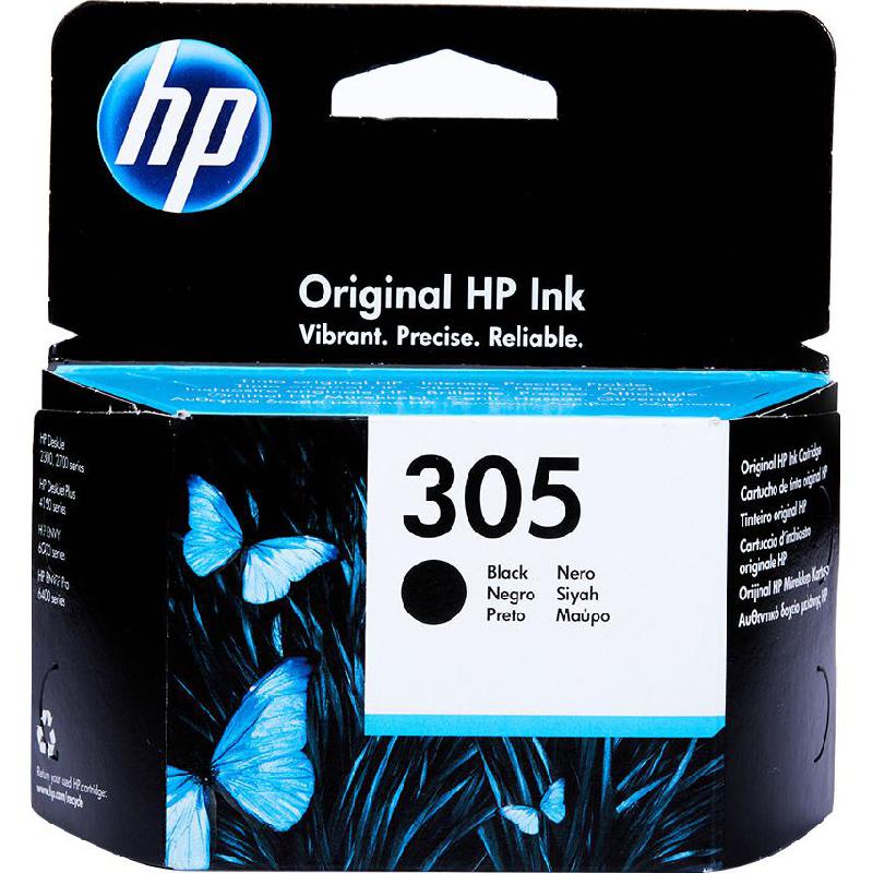 HP 305 Inkjet Cartridge, Black
